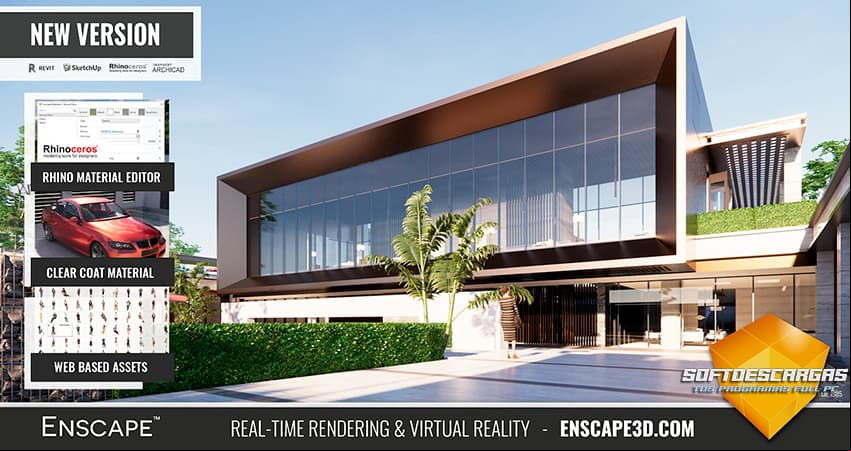 Descripción general de las funciones de Enscape 3D