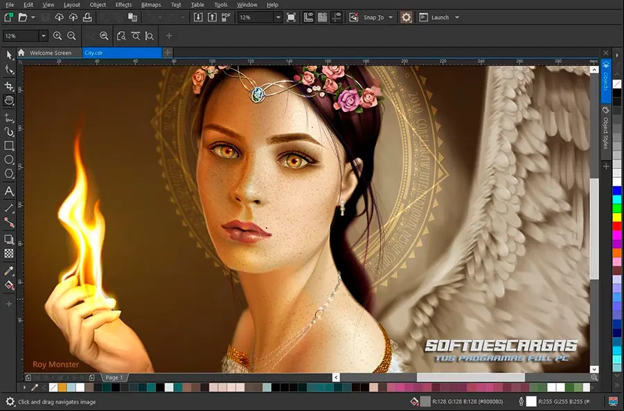 Características de CorelDRAW Graphics Suite 2020